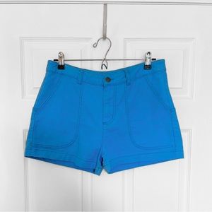 Patagonia Women’s Stand Up Shorts in cornflower blue